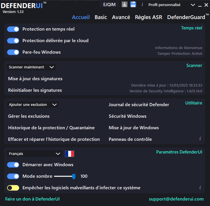 Accueil defenderui